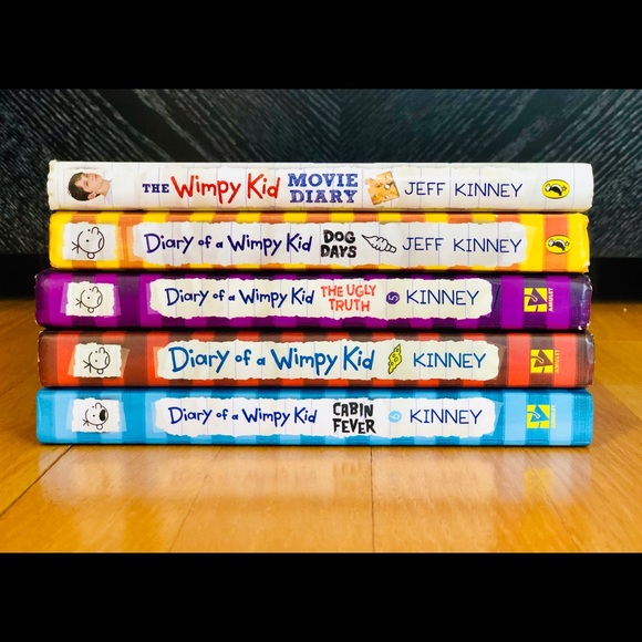 Other - Diary of a Wimpy Kid - 5 hardcover books
